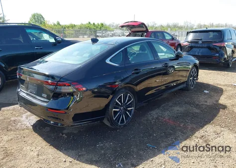 2023 Honda Accord Hybrid Touring из США, поврежденный, VIN 1HGCY2F88PA040055
